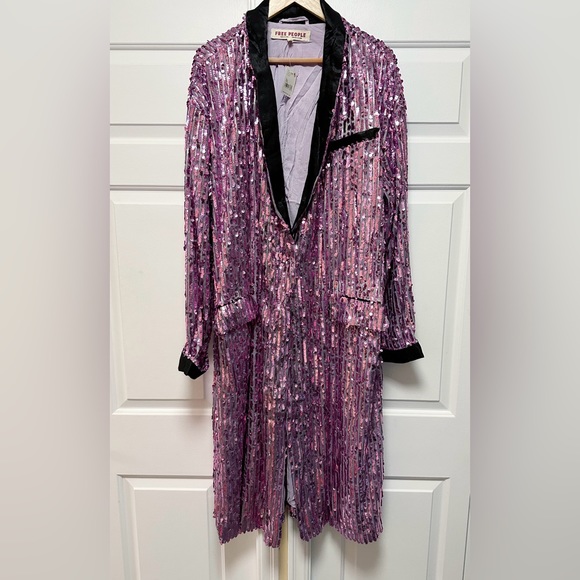 𝓯𝓹 Free People ~ Ella Duster in Orchid Dust Combo - Picture 14 of 16